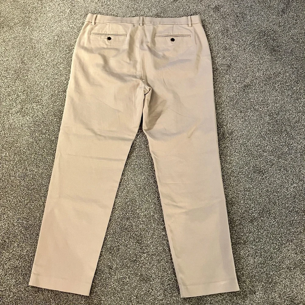 Banana Republic‎ Slim Fit Chinos Khaki Traveler Pants Men's 36x30 Stretch